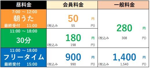 カラオケまねきねこの一人カラオケ平日・昼料金プランの画像