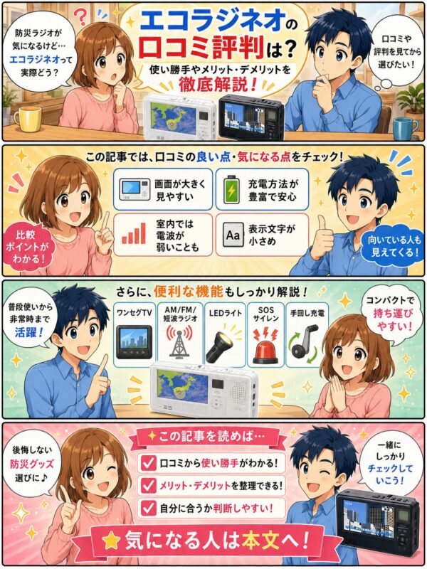 エコラジネオの口コミ評判から見える使い勝手やメリットデメリットを徹底解説！
